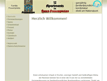 Tablet Screenshot of haus-frauenpreiss.de